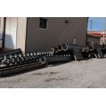 Screw type augers and associated conveyor trays