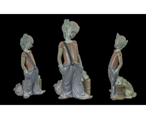 Lladro - Hand Painted 1996 Event Porcelain Figure ' Destination Big Top ' Model No 6245. Designer Juan Huerta. Issued 1996 - 