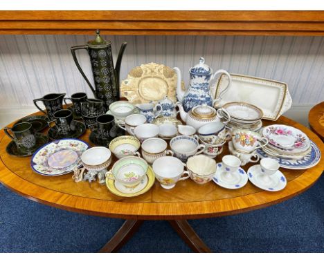 Collection of Assorted Part Teasets, Includes Susan Williams Ellis, Portmeirion, Myotts Countrylife, Queen Ann etc. 