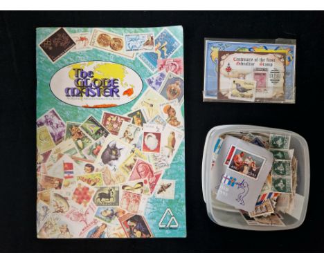 Stamp Interest - Box Containing Mainly 1920's Foreign Stamps. Royal Mail Stamp Album dated 1951, part filled, with loose stam