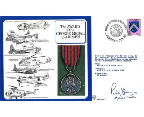 Victoria Cross winners signed Covers in Collection Military Medals illustrated on RAF signed covers and postcards. 30+ pages 