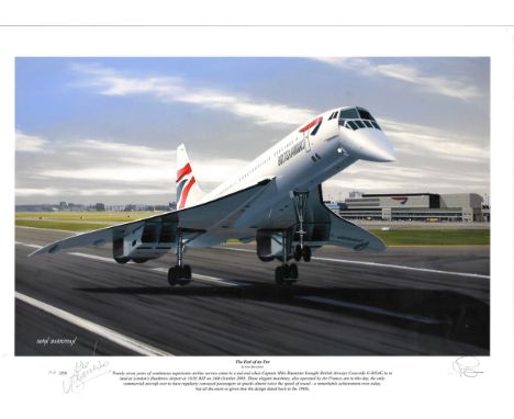 Concorde Limited Edition Match Numbered Pair of signed prints. We can also offer a match numbered pair of signed prints. This