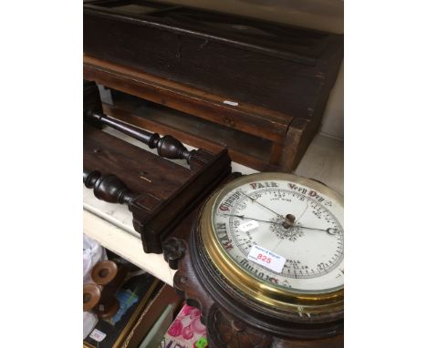 CLOCK, BAROMETER AND CLOCK CASE