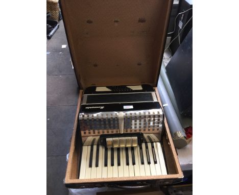 A SORRENTO CASED PIANO ACCORDION