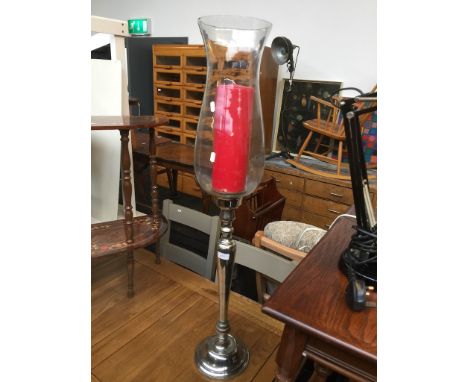 A LARGE CANDLE LANTERN