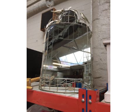 MIRROR BACKED METAL DISPLAY ITEM