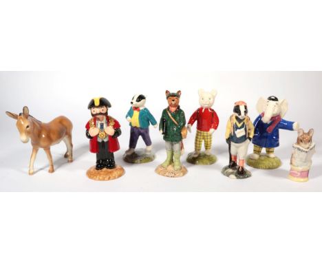 Beswick Collectables Including: Rupert and his Friends 'Rupert with Satchel', model No. 4002, 'Edward Trunk', model No. 3951 