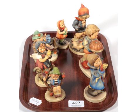 Seven Goebel figures