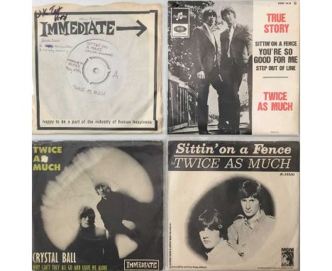 TWICE AS MUCH - IMMEDIATE 7" RARITIES PACK. A wonderful selection of 4 7" singles by Twice As Much. Titles include Sittin' On