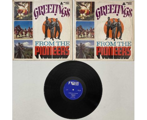 THE PIONEERS - GREETINGS FROM THE PIONEERS LP (UK ORIGINAL - AMALGAMATED RECORDS - AMGL 2003). A scarce, original UK LP press