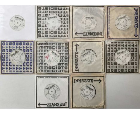 IMMEDIATE RECORDS 7" PACK (IM 001 TO 010). A quality selection of the first 10 7" singles released on Immediate Records, not 