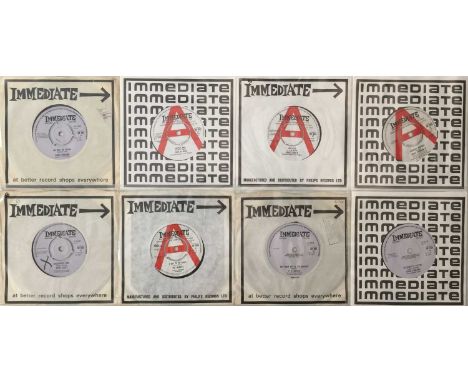 IMMEDIATE RECORDS 7" PACK (IM 041 TO 049). A super selection of 8 7" singles released on Immediate Records, not including IM 