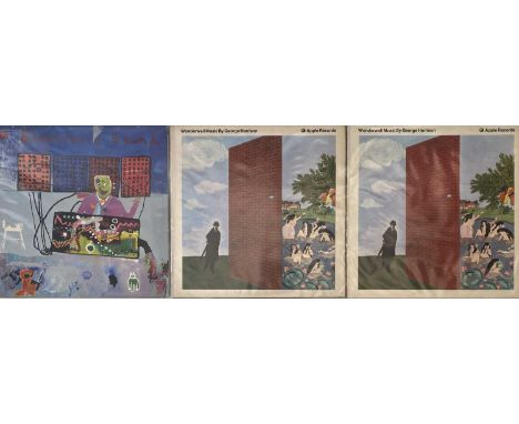 GEORGE HARRISON - LP RARITIES PACK. A super pack of 3 LPs by George Harrison. Titles include Wonderwall Music (x2) inc (APCOR