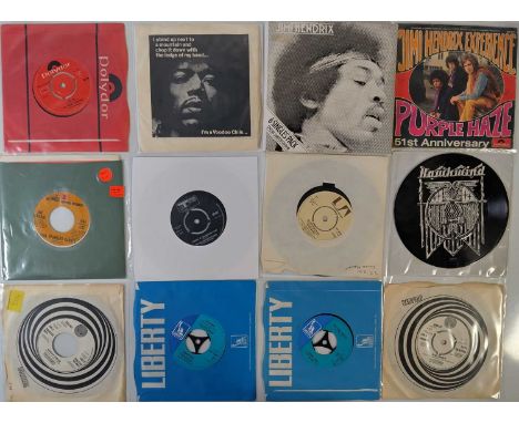 HEAVY ROCK/METAL/CLASSIC ROCK 7" COLLECTION - collection of approximately 41 heavy rock, metal and classic rock singles and E