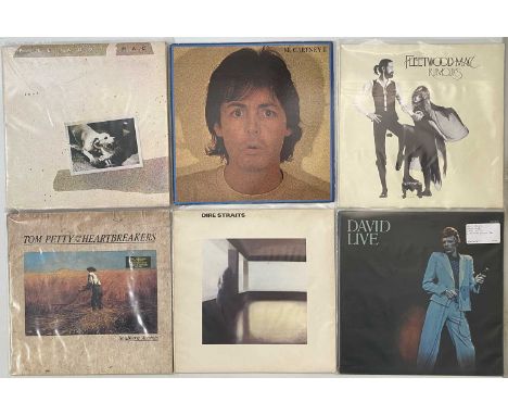 70s/ARTISTS - CLASSIC ROCK &amp; POP LPs. 34 x more classic LPs. To include Fleetwood Mac - Rumours (textured) and Tusk, Davi