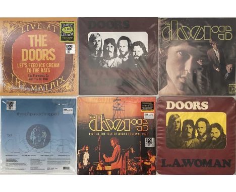 THE DOORS - LP PACK (INC MODERN ISSUES). A super selection of 10 LPs by The Doors. Titles include The Doors (EKL 4007, UK red
