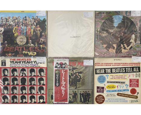 THE BEATLES - OVERSEAS LP COLLECTION. A fine collection of 12 LPs by The Beatles, all overseas pressings. Titles include Abbe