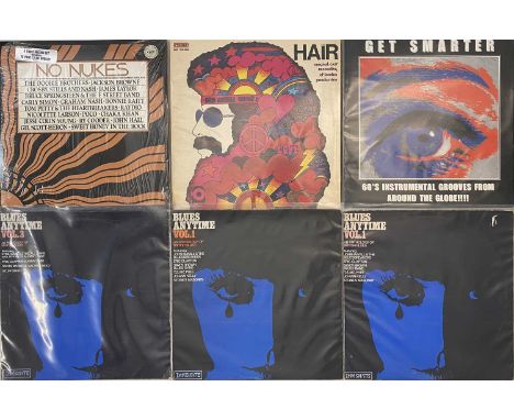 COMPILATION LP COLLECTION. A genre spanning selection of around 80 colpilation LPs. Titles include Get Smarter: 60's Instrume
