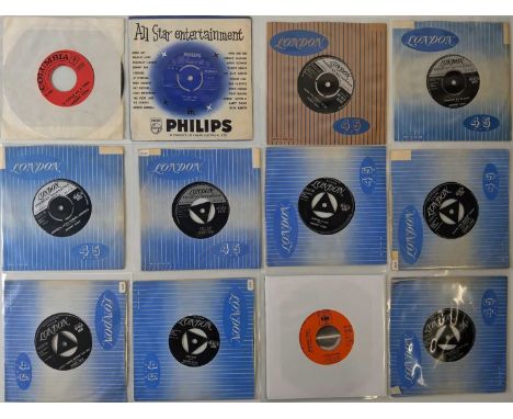 JOHNNY CASH - 7" COLLECTION (INC EPs/ SUN RECORDS). An expansive collection of around 50 7" singles by Johnny Cash. Titles in