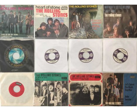 THE ROLLING STONES - OVERSEAS 7" PACK. A smashing pack of 16 7" singles by The Rolling Stones, all overseas pressings. Titles
