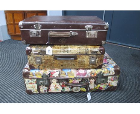 Two First Aid Kits, satchel, three cases.