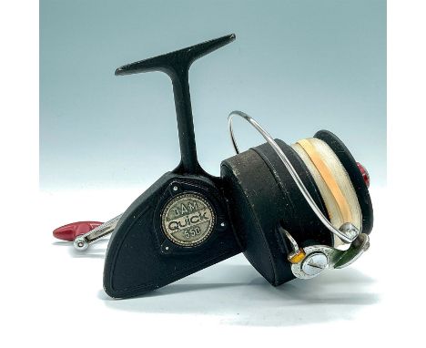 Brawny sized German import, spinning reel. Made from aircraft grade aluminum bodies. All components are very strong and overb