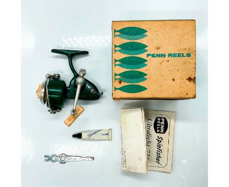 Beautiful Greenie Ultra Light with original box, lube, wrench, and papers. Box has measurements, 5"L x 4.5"W x 3.5"H. Issued: