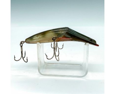 The Mercury Minnow is named for the ball of Mercury that rolls around inside the lure creating a wobble action as the lure is