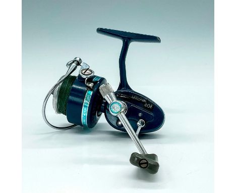 Blue body with silver and light blue information sticker, plastic name plate and serial number: #H072203. Gear ratio 5.5:1, w