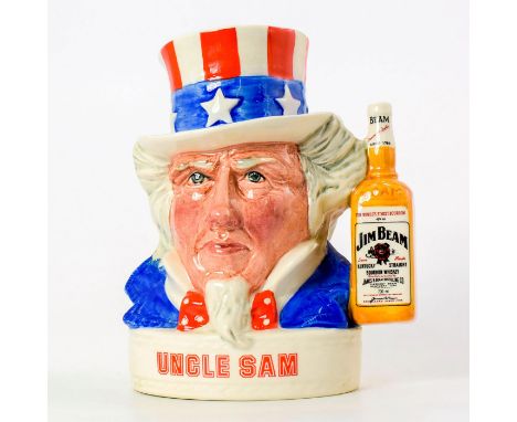 Jim Beam Bottle handle. Inscribed around base Uncle Sam Famous For Quality Since 1795.Commissioned by Pick-Kwik Wines and Spi