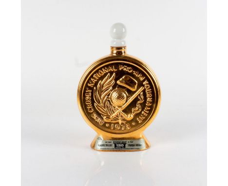 Vintage genuine regal ceramic china golf decanter.Bottled by James B. Beam Distilling Company. #golf #decanter #tournament Is