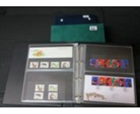 Great Britain collection of First Day Covers, presentation packs and mint sets on cards and pages, 1988-2002 period.(B.P. 24%