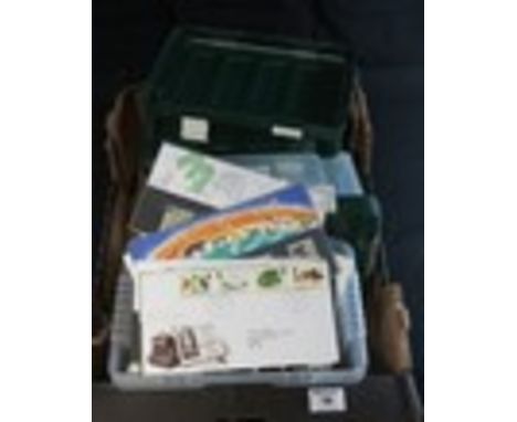 Great Britain collection of First Day Covers and presentation packs in three plastic boxes.(B.P. 24% incl. VAT)