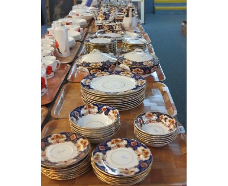 Nine trays of Royal Albert bone china 'Heirloom' design tea and dinnerware items, various to include; teapots, coffee pot, cr