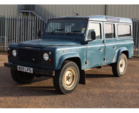 1995 Land Rover Defender 110 County Station Wagon TDiMake: Land RoverModel: Defender 110Year: 1995Mileage: 230664VIN: SALLDHM