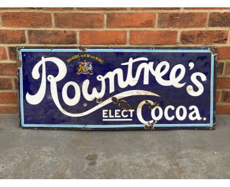 Vintage Rowntree's Elect Cocoa Enamel SignMake: Contact AuctioneerModel: Contact AuctioneerYear: 0Mileage: 0VIN: Contact Auct