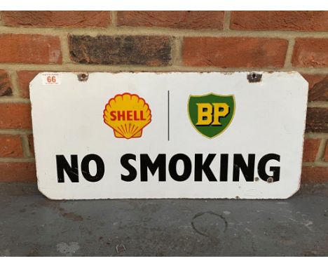 Shell And BP Original Enamel No Smoking SignMake: Contact AuctioneerModel: Contact AuctioneerYear: 0Mileage: 0VIN: Contact Au