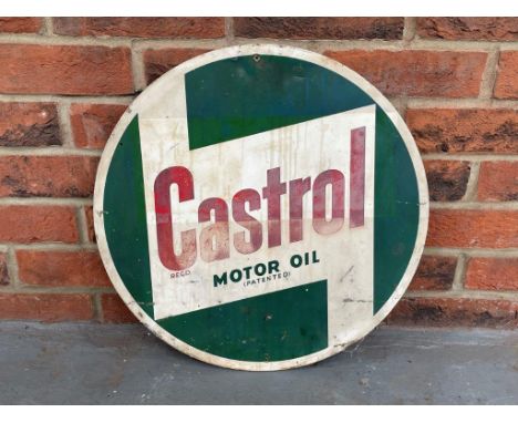 Vintage Castrol Circular Sign by CowlingMake: Contact AuctioneerModel: Contact AuctioneerYear: 0Mileage: 0VIN: Contact Auctio