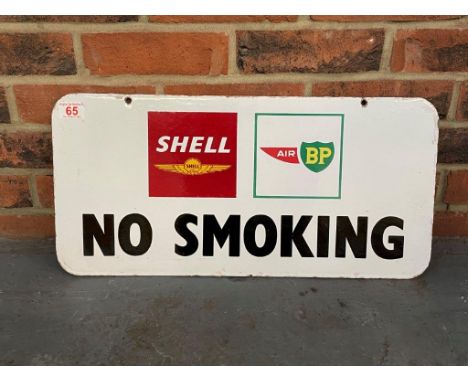 Shell And Air BP Original Enamel No Smoking SignMake: Contact AuctioneerModel: Contact AuctioneerYear: 0Mileage: 0VIN: Contac
