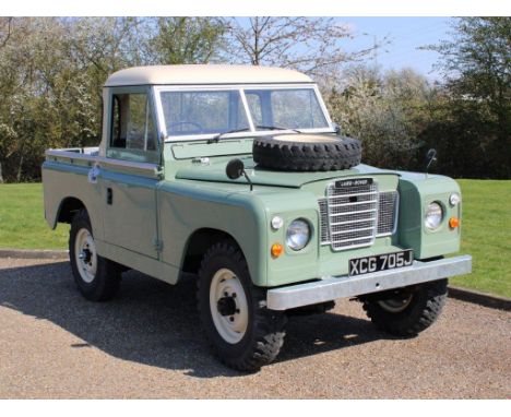 1970 Land Rover 88 Pick-Up Series IIA "Make: Land RoverModel: 88" Series IIAYear: 1970Mileage: 64904VIN: 24140174GConfigurati