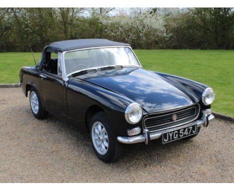 1971 MG Midget MK IIIMake: MG Model: Midget Year: 1971Mileage: 33783VIN: GANS97743GConfiguration: Right Hand DriveRegistratio
