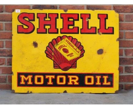 Shell Motor Oil Enamel SignMake: Contact AuctioneerModel: Contact AuctioneerYear: 0Mileage: 0VIN: Contact AuctioneerConfigura