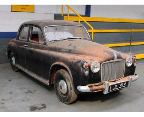 1958 Rover P4 60Make: Rover Model: P4 60Year: 1958Mileage: 0VIN: 600800395Configuration: Right Hand DriveRegistration: LJL313