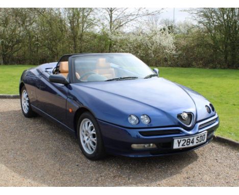 2001 Alfa Romeo Spider 2.0 T-Spark Lusso Make: Alfa Romeo Model: SpiderYear: 2001Mileage: 90650VIN: ZAR91600007000883Configur