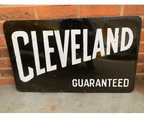 Cleveland Guaranteed Double Sided Enamel SignMake: Contact AuctioneerModel: Contact AuctioneerYear: 0Mileage: 0VIN: Contact A