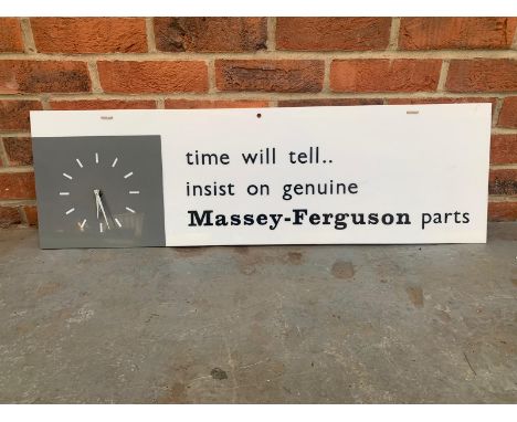 Original Massey-Ferguson Perspex Display ClockMake: Contact AuctioneerModel: Contact AuctioneerYear: 0Mileage: 0VIN: Contact 