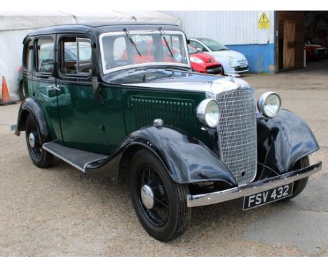 1934 Vauxhall ASY 12-6 SaloonMake: VauxhallModel: 44359Year: 1934Mileage: 0VIN: 506168Configuration: Right Hand DriveRegistra