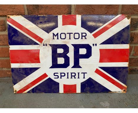 BP Motor Spirit Union Jack Enamel SignMake: Contact AuctioneerModel: Contact AuctioneerYear: 0Mileage: 0VIN: Contact Auctione