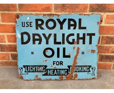 Royal Daylight Oil Vintage Enamel SignMake: Contact AuctioneerModel: Contact AuctioneerYear: 0Mileage: 0VIN: Contact Auctione