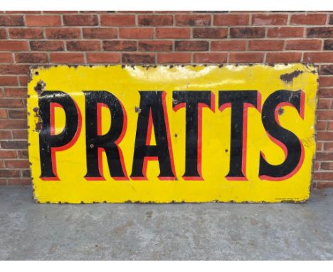 Large Pratts Vintage Enamel Sign - 1925Make: Contact AuctioneerModel: Contact AuctioneerYear: 0Mileage: 0VIN: Contact Auction